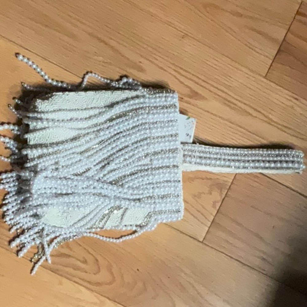 Handcrafted beaded handbag